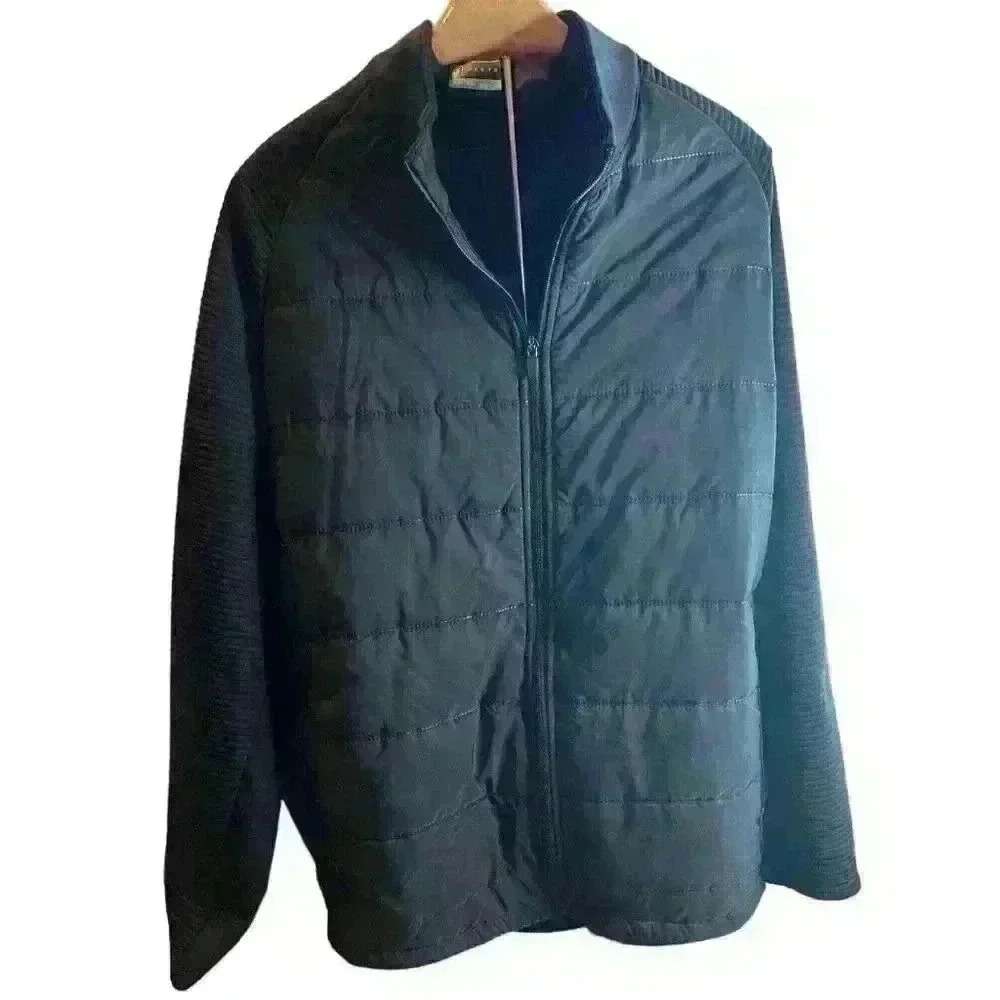 PGA Tour Men's Ultra Sonic Full-Zip Jacket Black Size XL